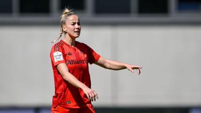 Bild: Harry Langer/dpa
DFB-Kapitänin Giulia Gwinn und der FC Bayern nehmen einen neuen Anlauf in der Königsklasse (Archivbild)