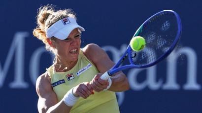 Bild: Adam Hunger/FR110666 AP/AP/dpa
Laura Siegemund steht beim Turnier in Wuhan überraschend im Viertelfinale.
