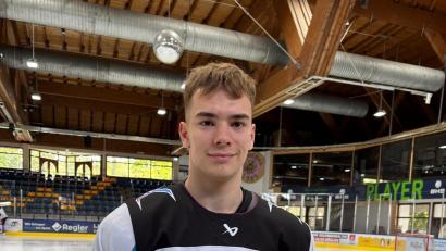 Bild: Blue Devils Weiden
Felix Krüger (18) kommt per Förderlizenz aus Dresden zu den Blue Devils Weiden.