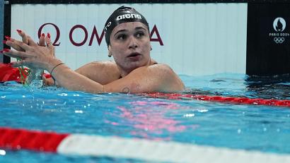 Bild: Michael Kappeler/dpa
Schwimmerin Benedetta Pilato hat Ärger außerhalb des Beckens