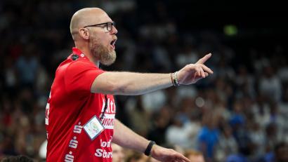 Bild: Christian Charisius/dpa
Trainer Ales Pajovic und die SG Flensburg-Handewitt empfangen den THW Kiel zum 113. Landesderby.