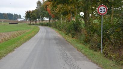 Bild: jr
Die Verbindung zwischen Leichau und Schönthan wird aufgrund ihrer gestiegenen Bedeutung für den Verkehr zur Gemeindeverbindungsstraße aufgewertet. Der Streckenabschnitt soll zudem neu asphaltiert werden.