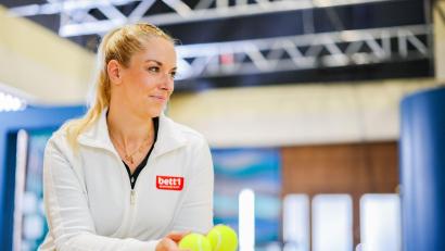 Bild: Christoph Reichwein/dpa
Sabine Lisicki will nach der Geburt ihres Kindes noch einmal auf den Tennisplatz zurückkehren. (Archivbild)