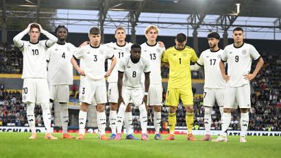 Bild: Jennifer Brückner/dpa
Enttäuschte Gesichter bei der deutschen U21.
