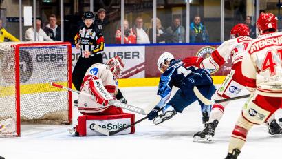 Bild: Elke Englmaier
Szenen aus dem Spiel in der DEL2 zwischen den Blue Devils Weiden und dem EV Landshut am Freitag, 10. Oktober 2025. Die Gästen gewannen mit 4:2.