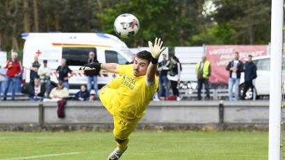 Archivbild: tsc
Tim Lauterbach kratzte kurz vor der Halbzeit einen Ball von der Linie und bewahrte seine Mannschaft vor dem Ausgleich.