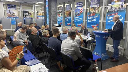 Bild: AfD
Der AfD-Kreisverband Weiden, Neustadt, Tirschenreuth nominierte seine Kandidaten für die Kommunalwahl 2026.