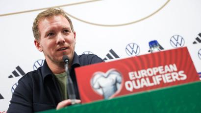 Bild: Christian Charisius/dpa
Julian Nagelsmann erwartet ein schweres Spiel in Belfast.