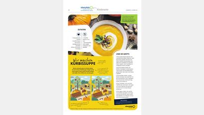 Bild: Oberpfalz Medien
Wir machen Kürbissuppe.