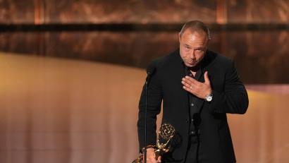 Bild: Chris Pizzello/Invision/AP/dpa
Stephen Graham wurde für seine Darstellung in „Adolescence“ mit einem Emmy ausgezeichnet. (Archivbild)