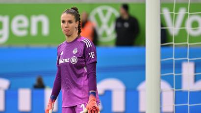 Bild: Swen Pförtner/dpa
Torhüterin Ena Mahmutovic wird dem FC Bayern und dem deutschen Nationalteam vorerst fehlen. (Archivfoto)