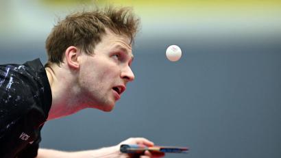 Bild: Federico Gambarini/dpa
Der aktuell beste deutsche Tischtennis-Spieler: Benedikt Duda. (Archivbild)