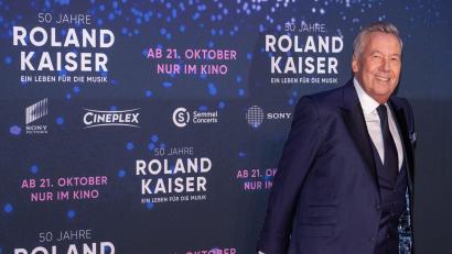 Bild: Guido Kirchner/dpa
Schlagerstar Roland Kaiser hat seinen Kinofilm präsentiert.