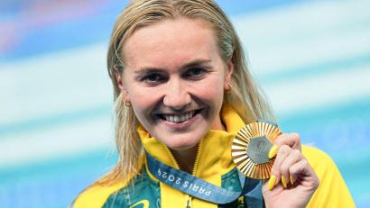 Bild: Michael Kappeler/dpa
Olympiasiegerin Ariarne Titmus hört überraschend auf.