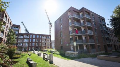 Bild: Christian Charisius/dpa
Neubau von Wohnungen in Hamburg: Jetzt soll mehr Tempo in den Bau. (Archivfoto)