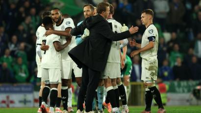 Bild: Christian Charisius/dpa
Die deutschen Nationalspieler und Bundestrainer Julian Nagelsmann haben wieder Hoffnung wegen der WM-Auslosung. (Archivbild)