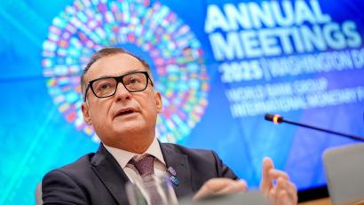 Bild: Kay Nietfeld/dpa
Bundesbankchef Joachim Nagel in Washington.