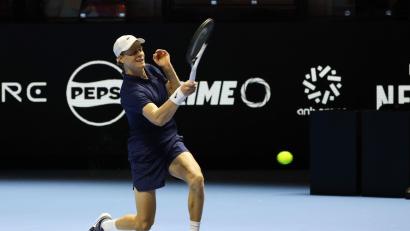 Bild: Felice Calabro/IPA via ZUMA Press/dpa
Jannik Sinner setzte sich im Finale von Riad gegen Carlos Alcaraz durch..