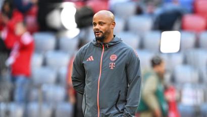 Bild: Sven Hoppe/dpa
Trainer Vincent Kompany muss auf Serge Gnabry verzichten.