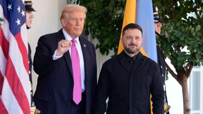 Bild: Alex Brandon/AP/dpa
Trump und Selenskyj trafen sich im Weißen Haus.