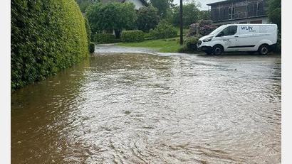 Bild: ld
Ein solches Hochwasser sollte es nach Fertigstellung der Maßnahmen in Fuhrmannsreuth nicht mehr geben.