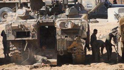 Bild: Ariel Schalit/AP/dpa
Seit dem 10. Oktober ist die Waffenruhe zwischen Israel und der Hamas im Gazastreifen in Kraft. (Archivbild)