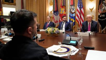 Bild: Alex Brandon/AP/dpa
Nach seinem jüngsten Besuch im Weißen Haus konnte der ukrainische Präsident Wolodymyr Selenskyj keine konkreten Ergebnisse verkünden. (Archivbild)