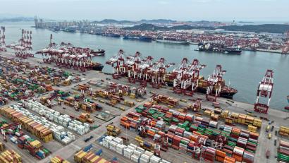 Bild: Li Ziheng/XinHua/dpa
Chinas Wirtschaft verliert an Schwung. Die zweitgrößte Volkswirtschaft legte im dritten Quartal noch um 4,8 Prozent zu. (Archivbild)