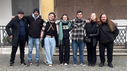 Bild: Die Linke Amberg
Tobias Winter (Dritter von rechts), Oberbürgermeisterkandidat der Linken in Amberg.