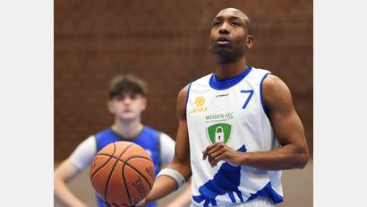Bild: Gerhard Büttner
Chris Hill ist einer der Unterschiedsspieler bei den Weiden SEC Baskets.