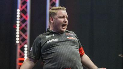 Bild: Urs Flueeler/KEYSTONE/dpa
In Dortmund zum ersten Mal eine Runde weiter: Martin Schindler. (Archivbild)