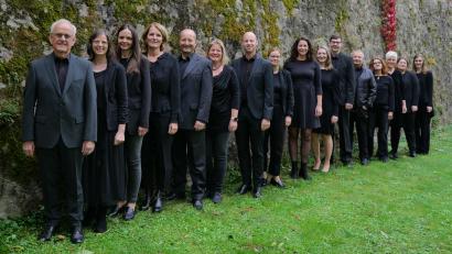 Bild: Matthias Märkl/exb
Das Vokalensemble Auftakt singt ein Programm über Tod und Teufel.