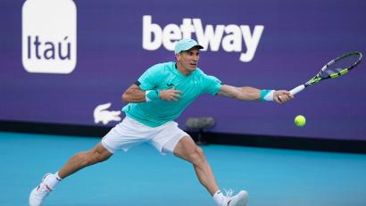 Bild: Wilfredo Lee/AP/dpa
Tennisprofi Facundo Bagnis aus Argentinien ist vorläufig suspendiert.