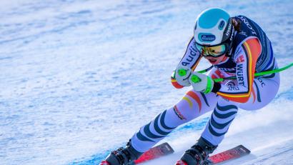 Bild: Jens Büttner/dpa
Kira Weidle-Winkelmann will in Abfahrt und Super-G angreifen. (Archivfoto)