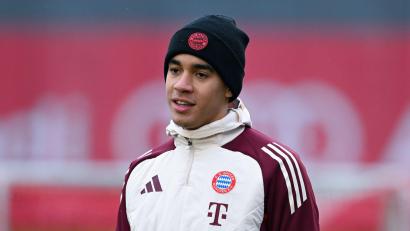 Bild: Sven Hoppe/dpa
Jamal Musiala ist wieder auf dem Platz zurück.