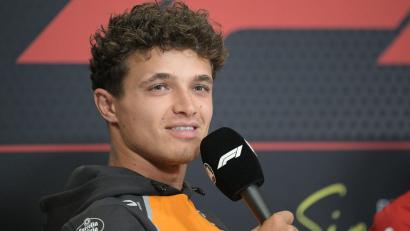 Bild: Then Chih Wey/Xinhua/dpa
Eine Aktion mit anschließender Strafe für Red Bull amüsierte Lando Norris.