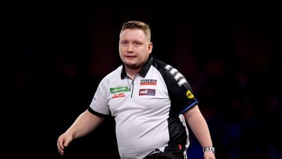 Bild: John Walton/PA Wire/dpa
Muss trotz des Einzugs in die nächste Runde aus seinem Hotel raus: Martin Schindler. (Archivbild)