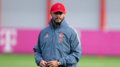 Bild: Sven Hoppe/dpa
Warnt vor Gegner Gladbach: Bayern-Trainer Vincent Kompany.