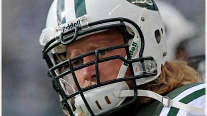 Bild: picture alliance / dpa
Nick Mangold, hier im Einsatz für die New York Jets, starb mit nur 41 Jahren. (Archivbild)