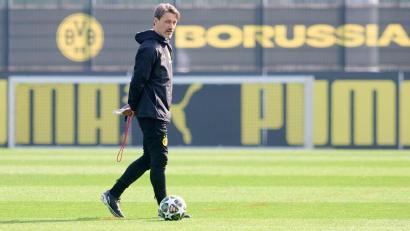 Bild: Bernd Thissen/dpa
Trainer Niko Kovac möchte mit Borussia Dortmund im DFB-Pokal weit kommen. (Archivbild)