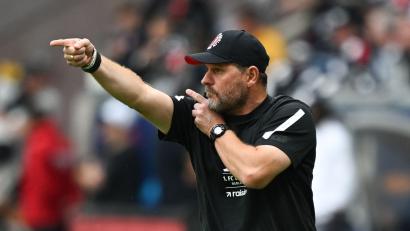 Bild: Arne Dedert/dpa
Steffen Baumgart freut sich auf das Wiedersehen mit Mitch Kniat.