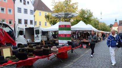 Bild: Kunz
Nicht viel los war am Sonntag auf dem Michaelimarkt in der Fußgängerzone.
