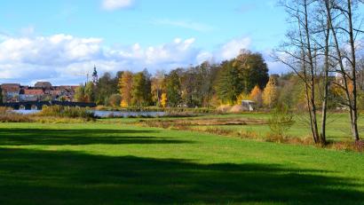 Bild: Thorsten Schreiber
Tirschenreuth ist dank insgesamt 50 Hektar Grünfläche allein im Stadtgebiet schon auf einem guten Weg in Richtung naturnahe Kommune. Ein zentraler Ort und gutes Beispiel ist der Fischhofpark. Zwei Drittel des ehemaligen Landesgartenschaugeländes sind grüne Bereiche, die gepflegt werden müssen. Die Verantwortlichen erarbeiten für die Kreisstadt aktuell ein neues Pflegekonzept, für das es finanzielle Unterstützung vom Freistaat gibt.