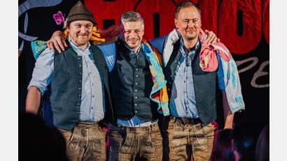 Bild: edo
Wohl nicht zum letzten Mal im TV sind Alexander Thurn, Thomas Walter und Benjamin Roder, bekannt als der Horrido-Express, zu sehen.