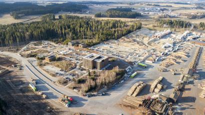 Bild: René Oertel
Die einstige Ziegler-Zentrale und das größte Sägewerk Europas auf der Betzenmühle.