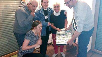 Bild: Trachtenverein &quot;d&#039; Werdenfelser&quot; Tirschenreuth - Max Wichmann/exb
Derzeit laufen Proben und Vorverkauf für den aktuellen Dreiakter "Tigerfalle" von Hans Gmür.