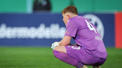 Bild: Daniel Karmann/dpa
Wird er die Nummer 1? Silas Prüfrock spielte im Pokal.