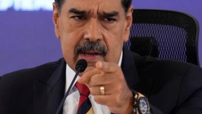 Bild: Ariana Cubillos/AP/dpa
Russland ist mit dem venezolanischen Präsidenten Maduro verbündet.