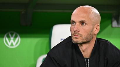 Bild: Swen Pförtner/dpa
Wolfsburgs Trainer Paul Simonis.