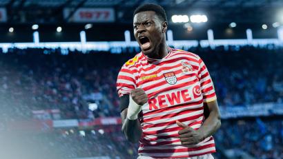 Bild: Rolf Vennenbernd/dpa
Torschütze zur Kölner 1:0-Führung: Ragnar Ache